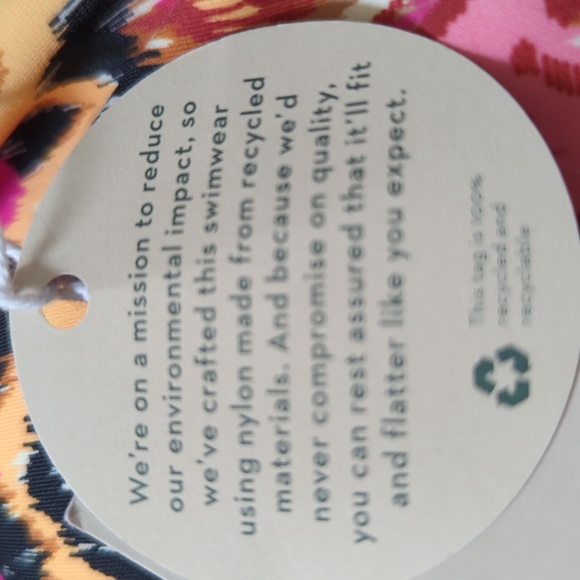 BODEN Cap Sleeve Tie Swimsuit Multi-Color Ikat 6 - Picture 13 of 16